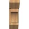 Ekena Millwork Westlake Slat Rough Sawn Bracket w/ Offset Brace, Western Red Cedar, 8"W x 20"D x 24"H BKT0806X20X24WTL06RWR - alternate 3